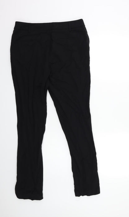Back view of Papaya women’s black trousers, size UK 12, 30-inch leg