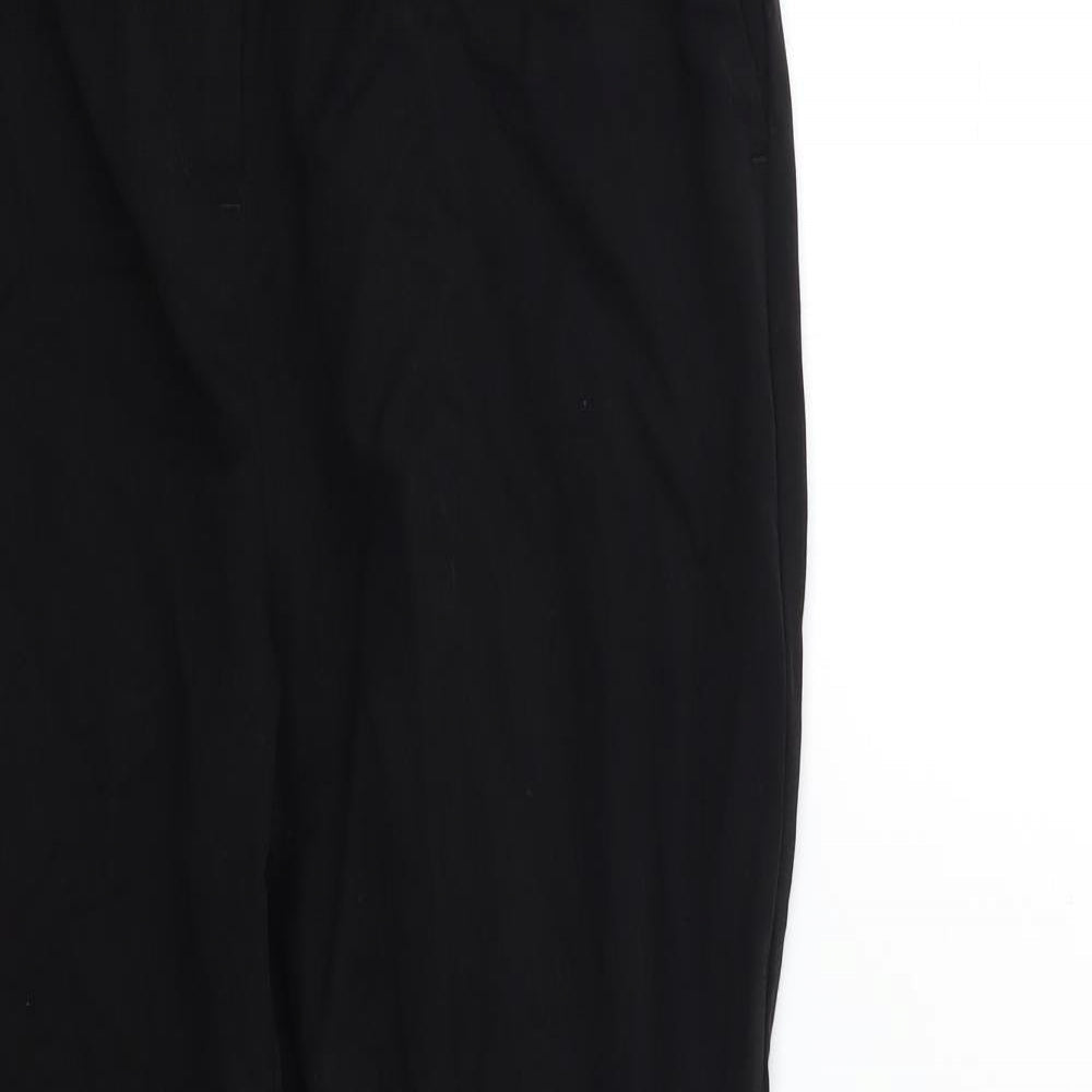 Papaya Womens Black   Trousers  Size 12 L30 in