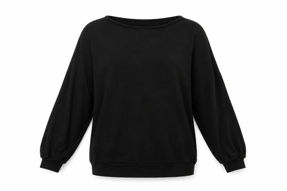 AURA Womens Black  Knit Pullover Jumper Size L