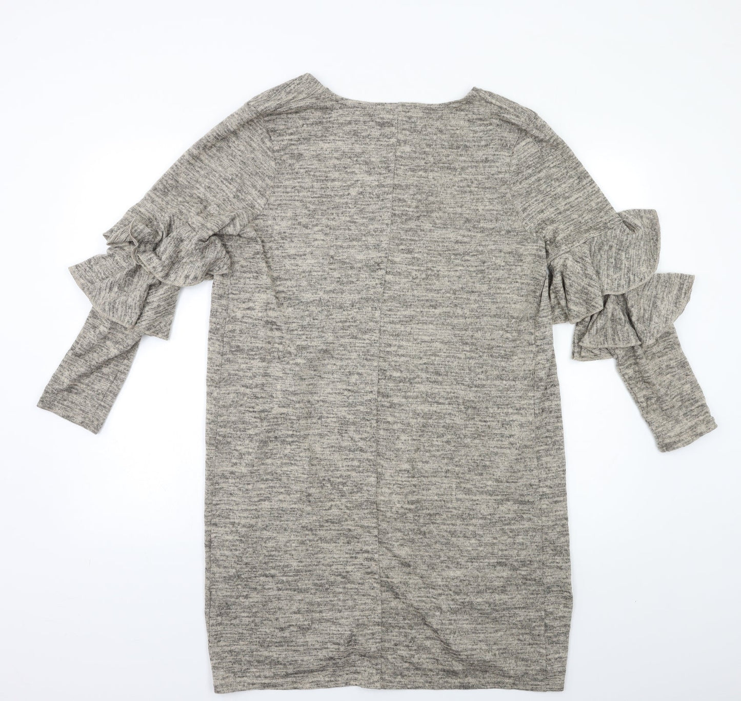 innocence Womens Beige   Cardigan Jumper Size 12  - frill