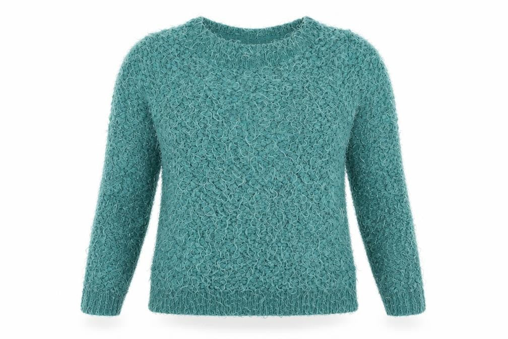 Red Herring Womens Green  Knit Pullover Jumper Size 8