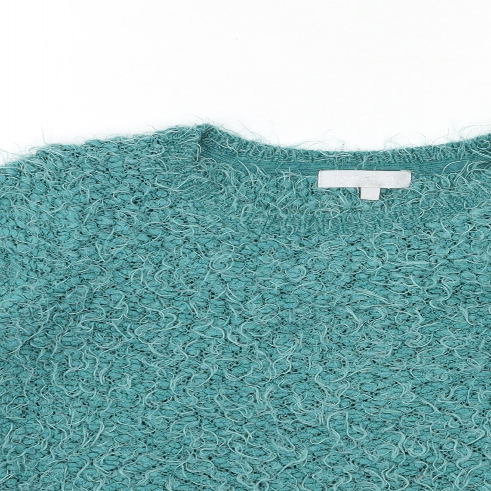 Red Herring Womens Green  Knit Pullover Jumper Size 8