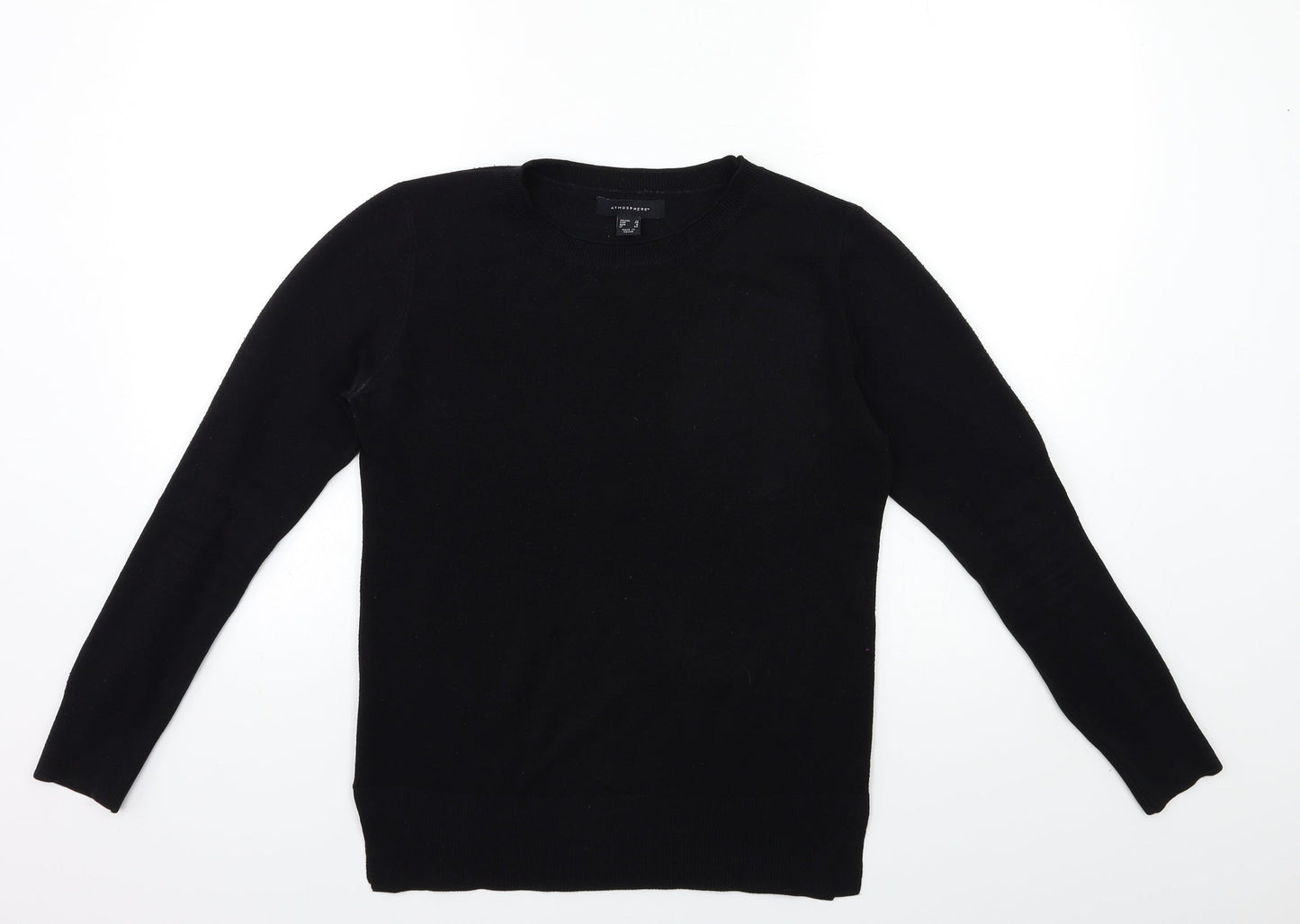 Atmosphere Womens Black  Knit Pullover Jumper Size 10