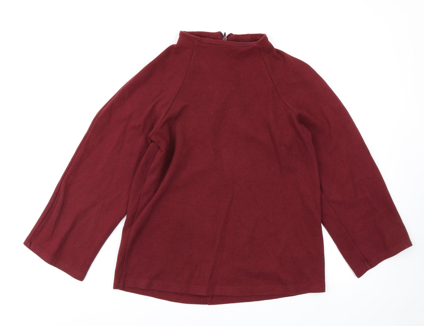 M&S Collection Womens Red  Knit Pullover Jumper Size 10