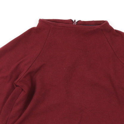 Marks & Spencer Collection Womens Red  Knit Pullover Jumper Size 10