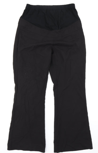 Additional front view of Red Herring women’s black trousers, size UK 10, 28-inch leg