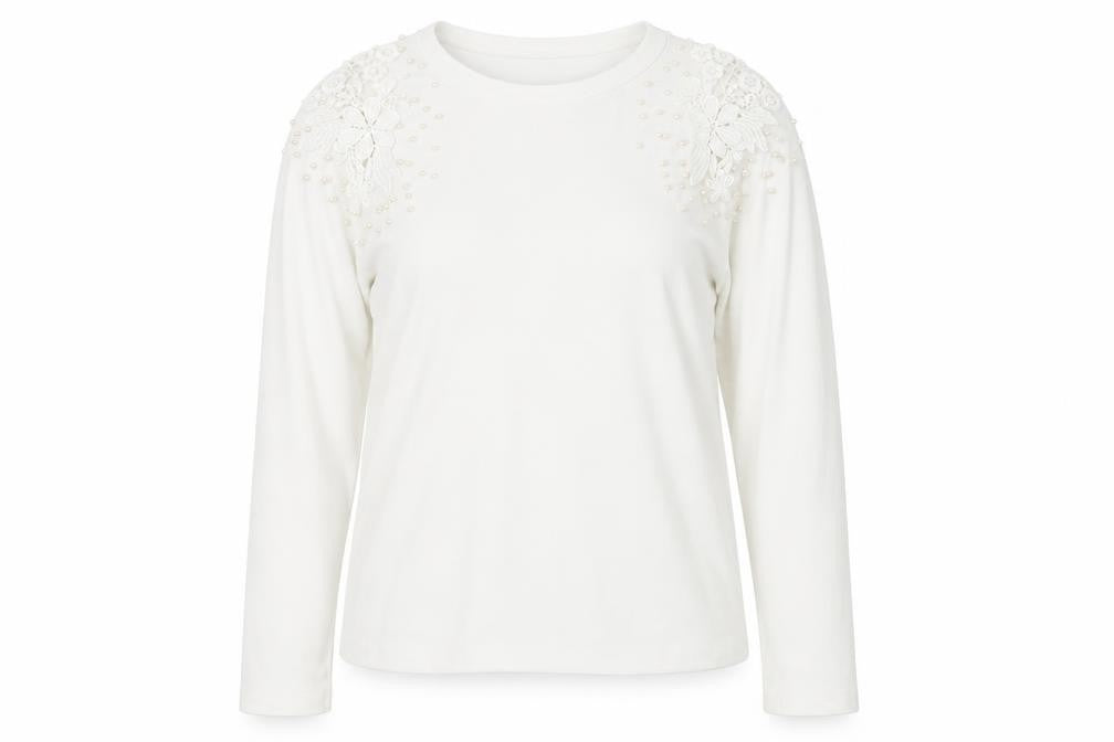 Divided Womens White   Basic T-Shirt Size S