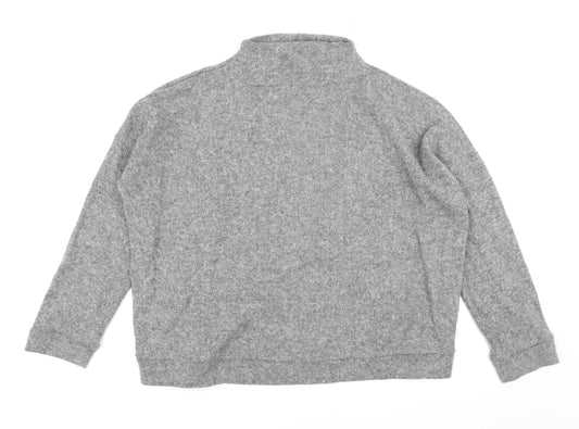 New Look Womens Grey  Knit Pullover Jumper Size M