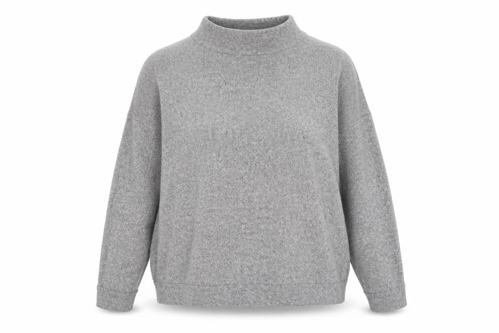 New Look Womens Grey  Knit Pullover Jumper Size M