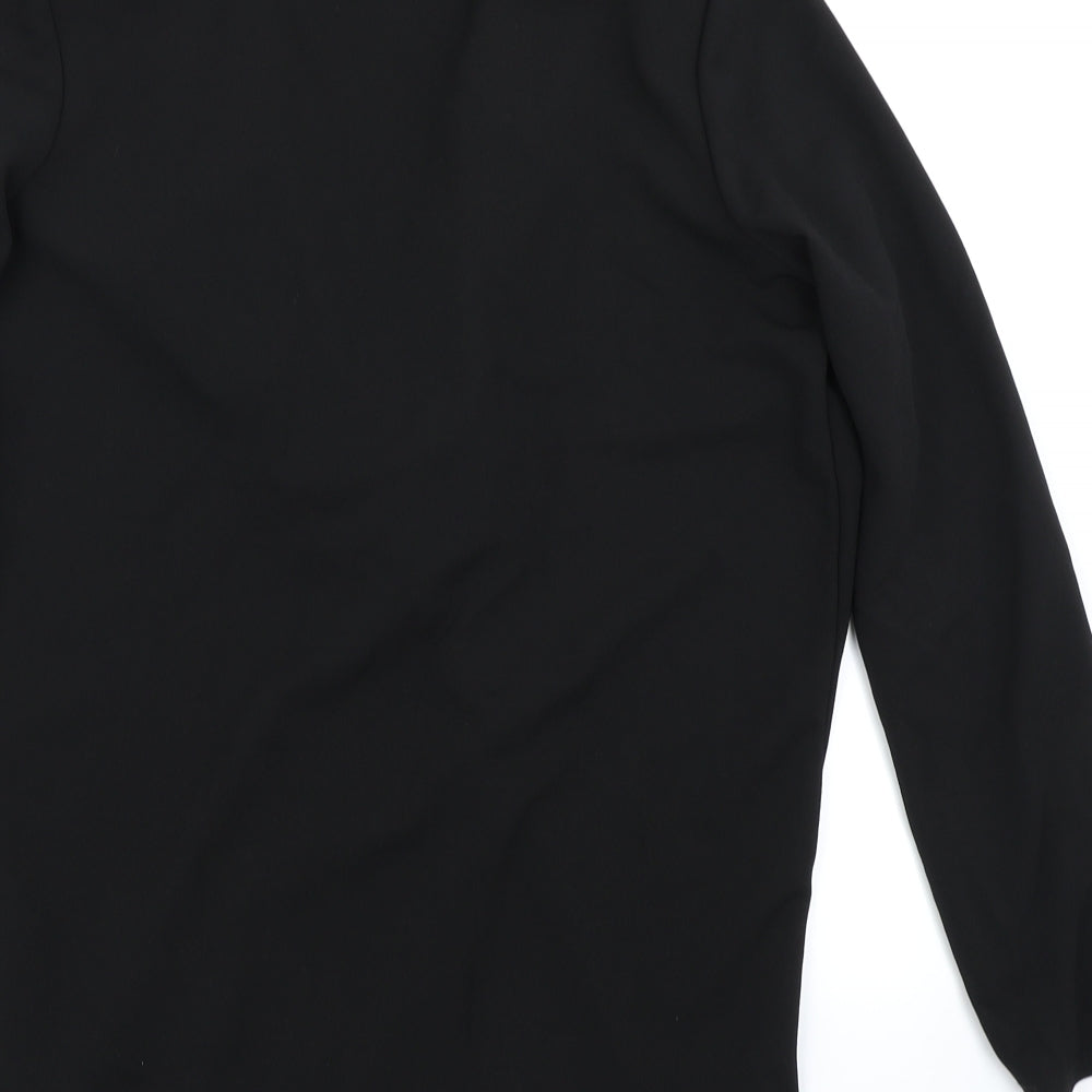 PRETTYLITTLETHING Womens Black   Jacket Blazer Size 8