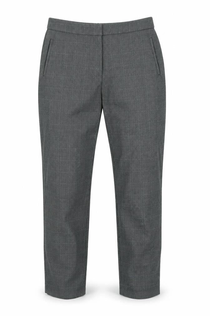 Marks & Spencer Collection Mens Grey Plaid  Trousers  Size 16 L28 in