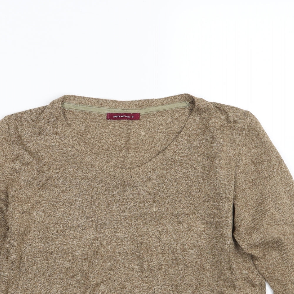 Navy & Navy Womens Brown   Pullover Sweatshirt Size M