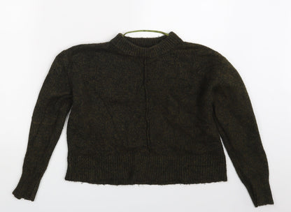 Additional front view of Atmosphere women’s brown jumper, size UK 10