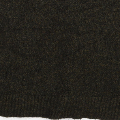 Brand and care label for Atmosphere women’s brown jumper, size UK 10