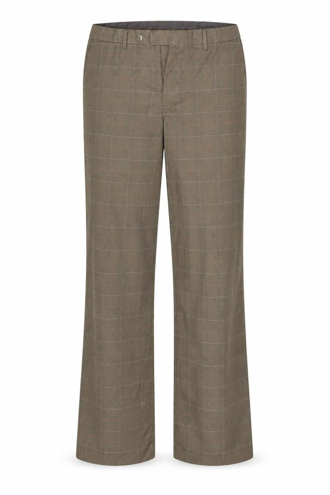 Preworn Womens Brown Striped  Trousers  One Size L33 in