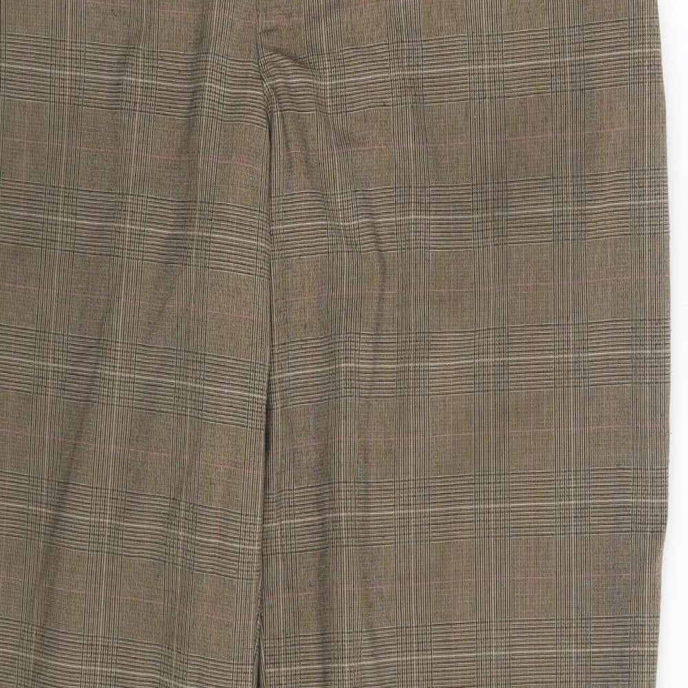 Preworn Womens Brown Striped  Trousers  One Size L33 in