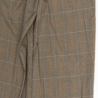 Preworn Womens Brown Striped  Trousers  One Size L33 in