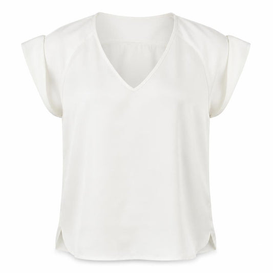 River Island Womens Ivory   Basic Blouse Size 8
