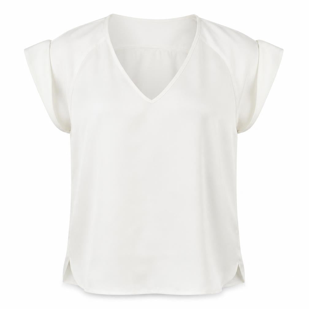 River Island Womens Ivory   Basic Blouse Size 8