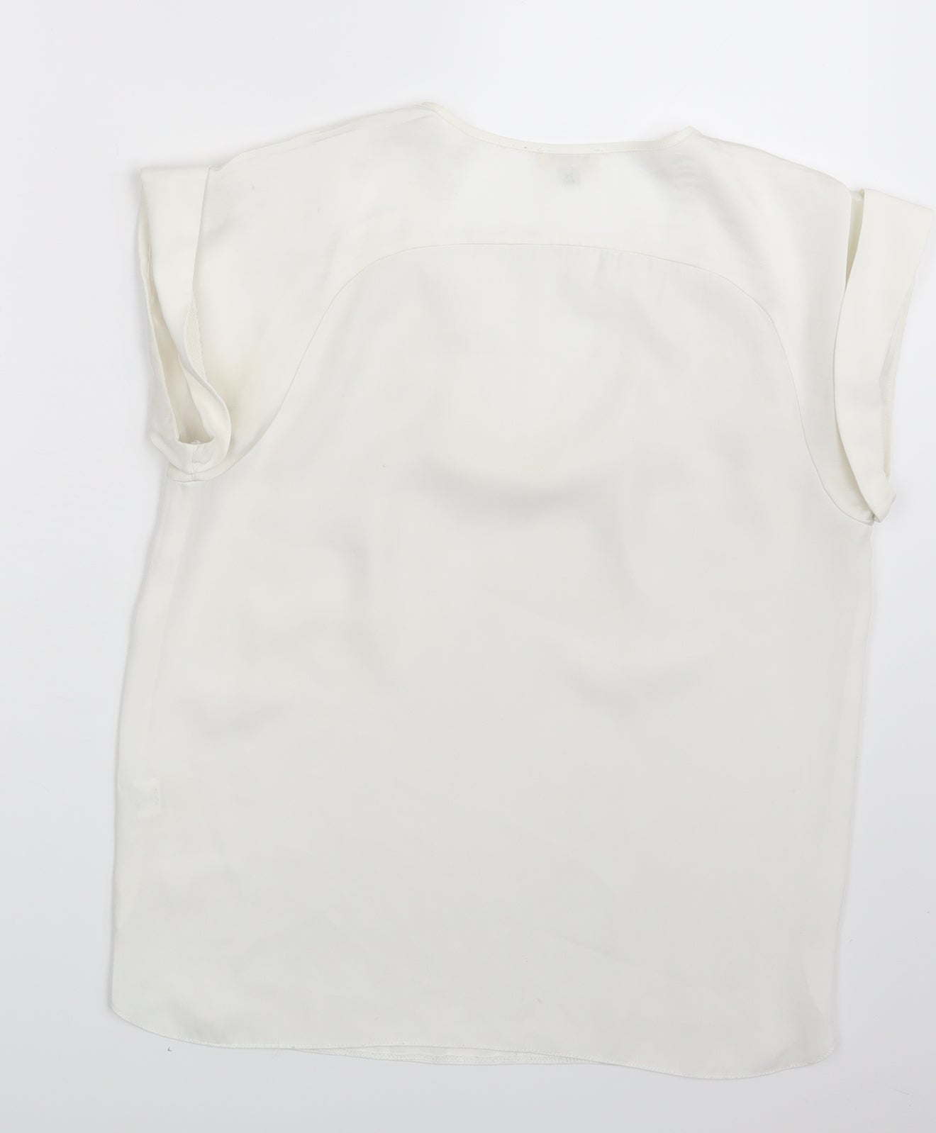 River Island Womens Ivory   Basic Blouse Size 8