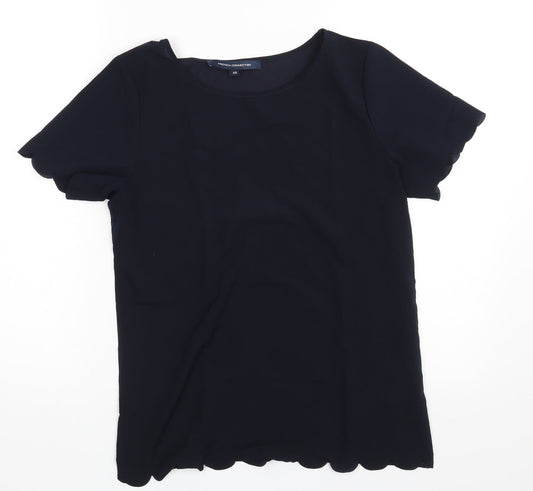 Dorothy Perkins Womens Blue   Basic Blouse Size XS