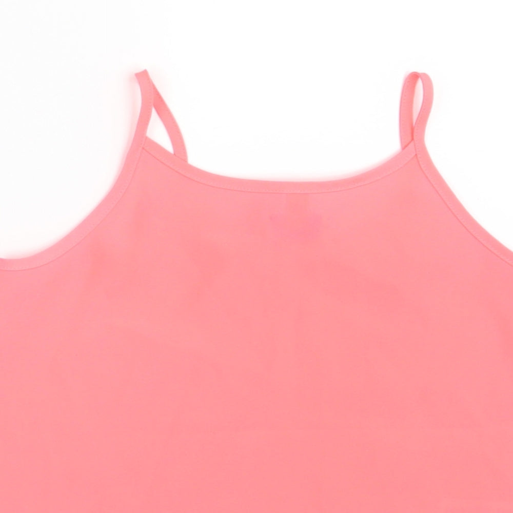 Debenhams Girls Pink   Basic Tank Size 4 Years