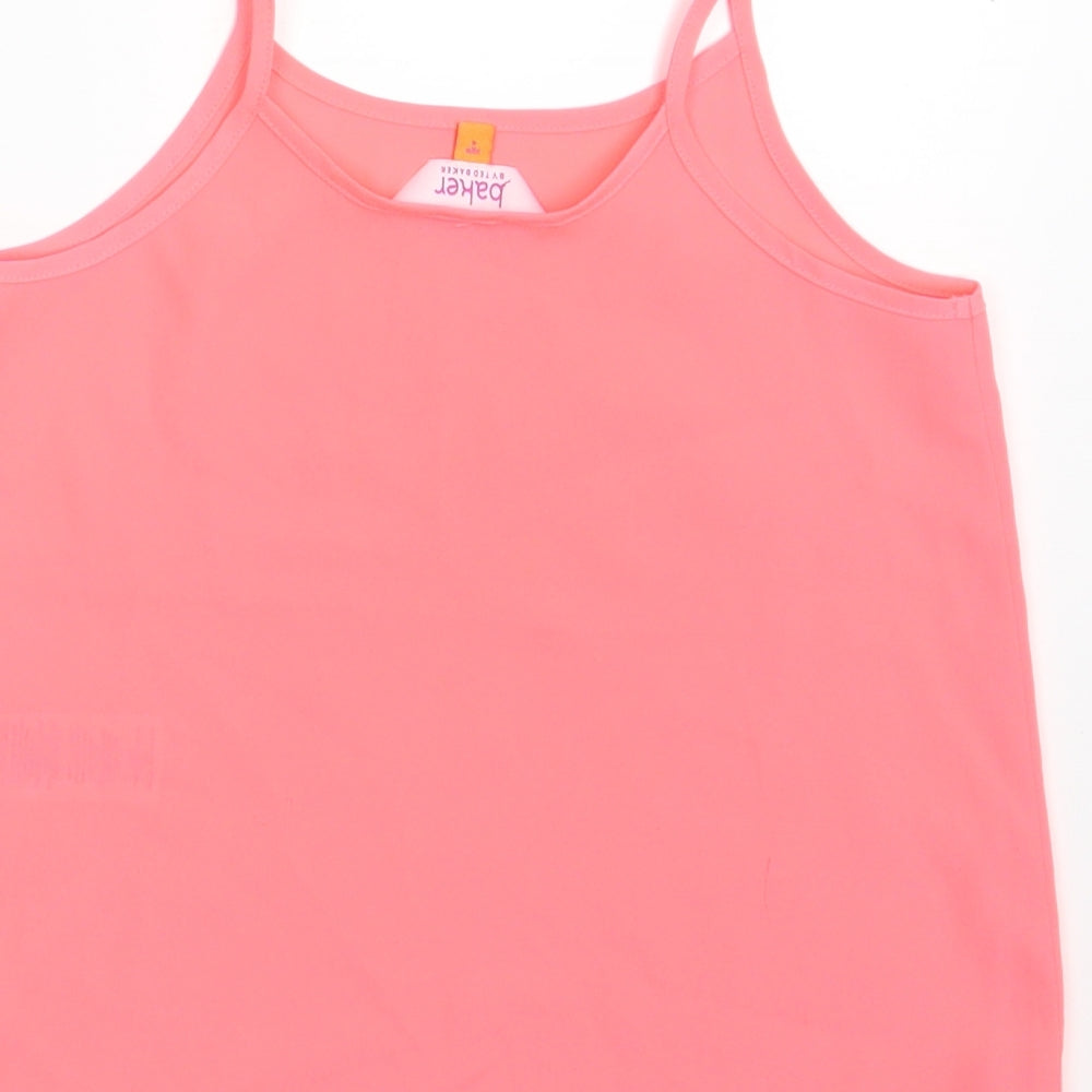 Debenhams Girls Pink   Basic Tank Size 4 Years