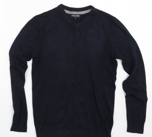 The Collection Mens Blue   Pullover Sweatshirt Size S