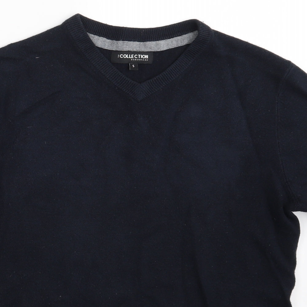 The Collection Mens Blue   Pullover Sweatshirt Size S
