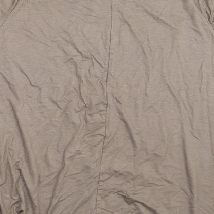Preloved Sophia Mirza Womens Beige   Basic T-Shirt One Size - Label