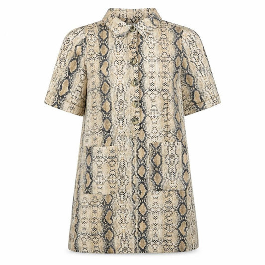souchi Womens Multicoloured Animal Print  A-Line  Size S