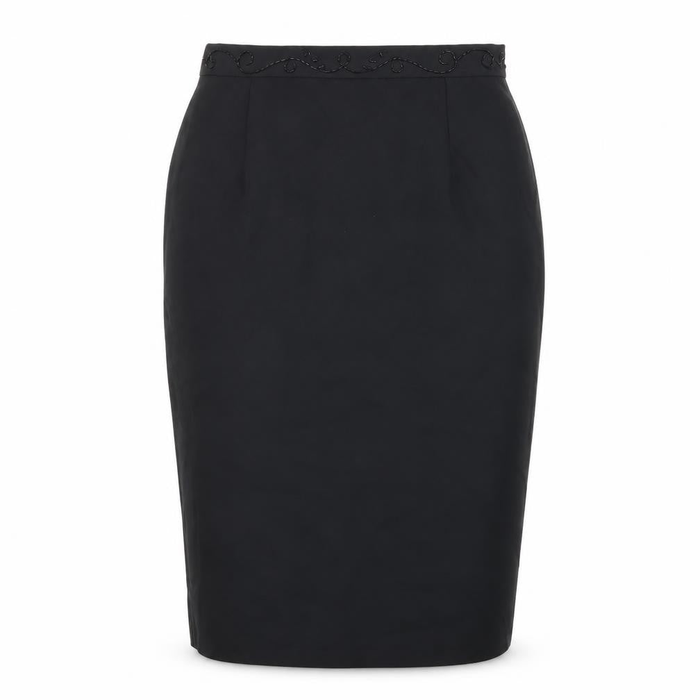 Ann Harvey Womens Black   A-Line Skirt Size 10  - Stretch waistband