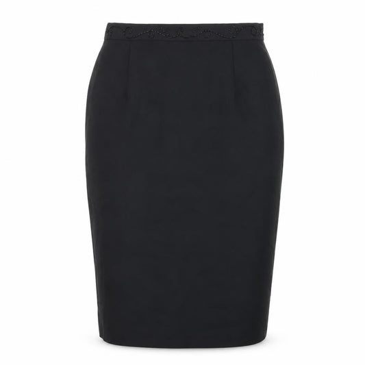 Ann Harvey Womens Black   A-Line Skirt Size 10  - Stretch waistband