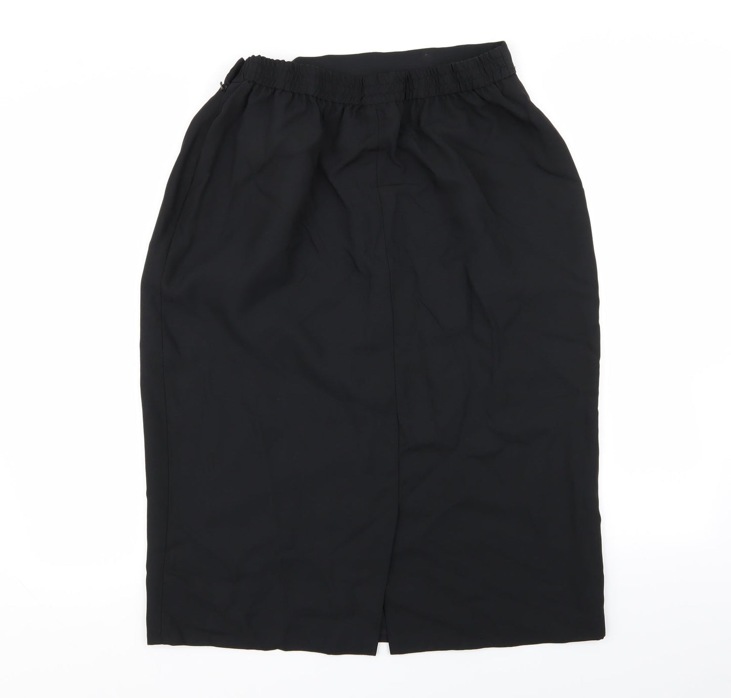 Ann Harvey Womens Black   A-Line Skirt Size 10  - Stretch waistband