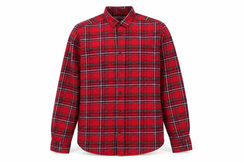 Cedarwood State Mens Multicoloured Check Button-Up Size S