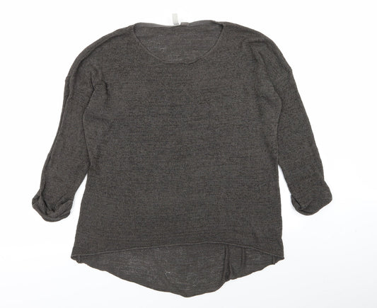 H&M Womens Grey   Pullover Jumper Size M