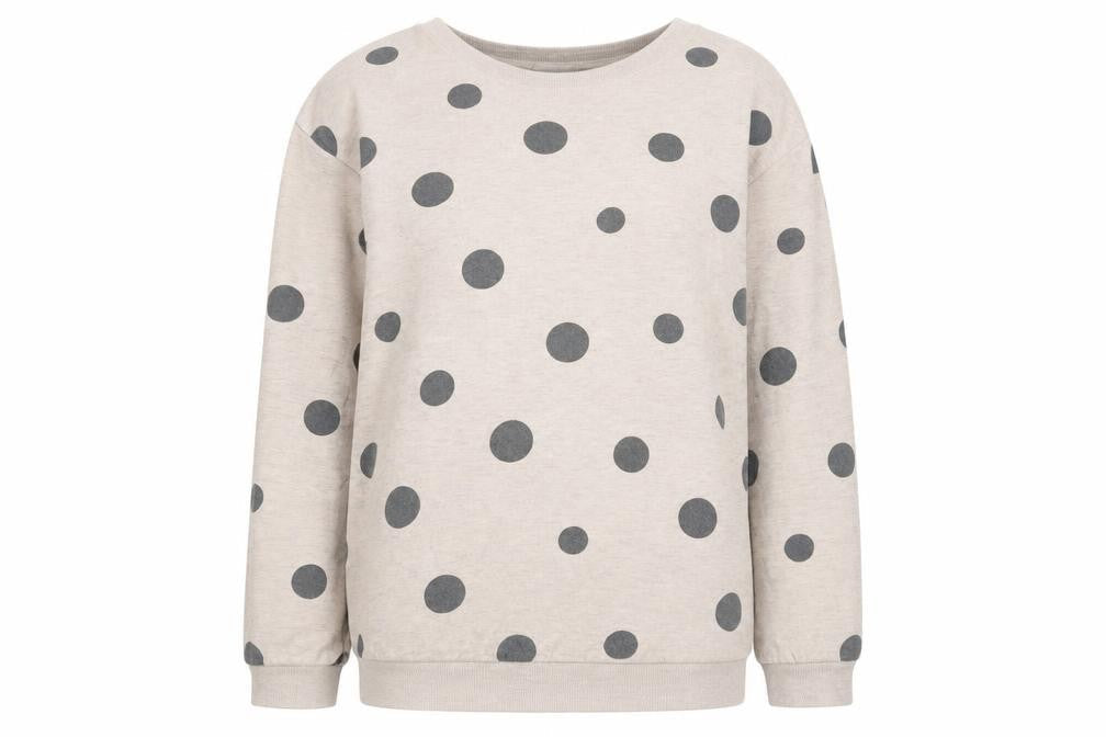 H&M Womens Beige Polka Dot  Pullover Jumper Size M