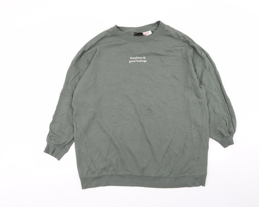 H&M Womens Green    Jumper Size M