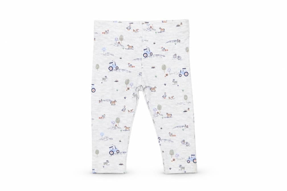 fred and flo Boys Grey Geometric  Jogger Trousers Size 3-6 Months  - leggings