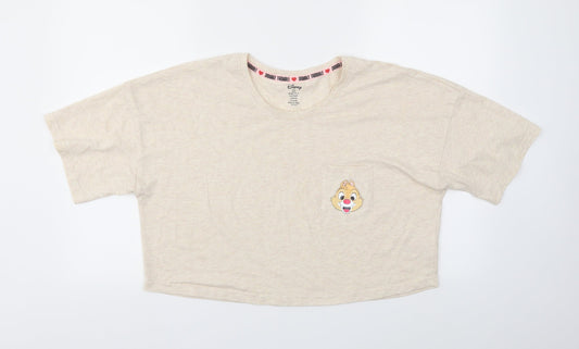 Primark Womens Beige   Top Pyjama Top Size S