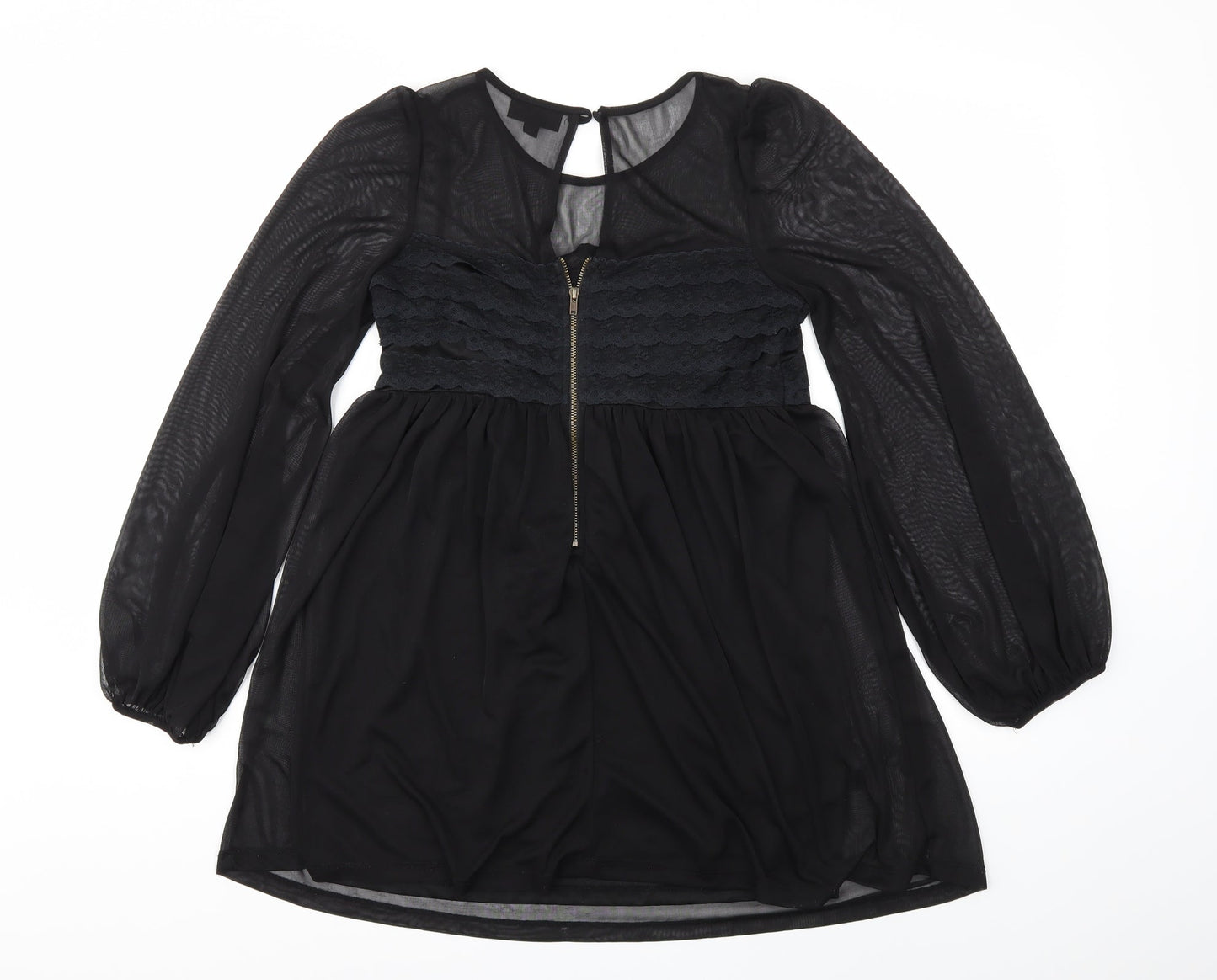 Topshop Womens Black   Basic T-Shirt Size 8