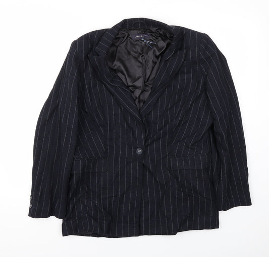 M&S Womens Blue   Jacket Blazer Size 18