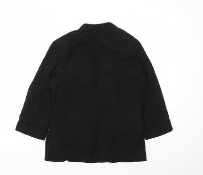 New Look Womens Black   Jacket Blazer Size 14