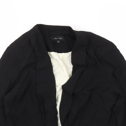 New Look Womens Black   Jacket Blazer Size 14