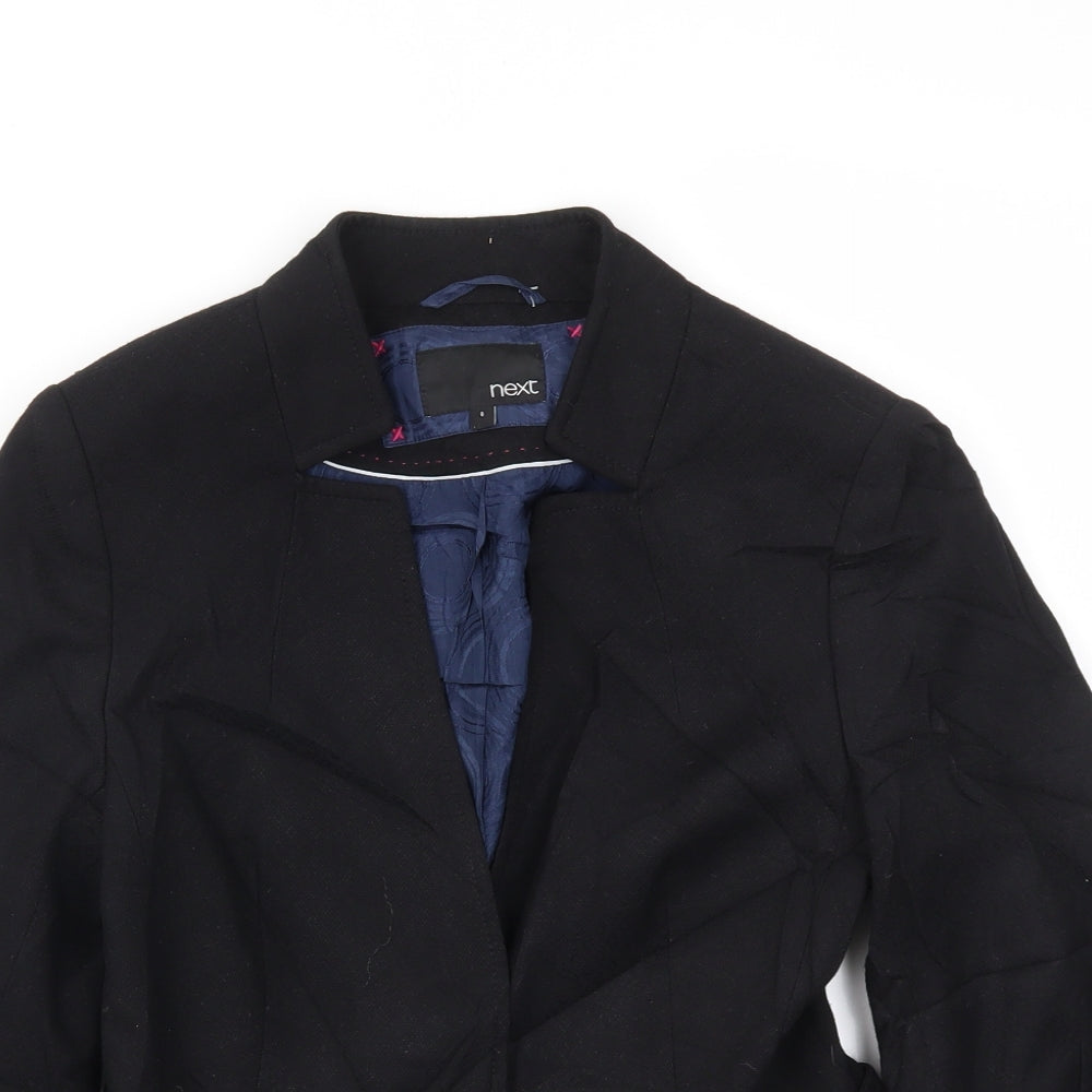 NEXT Womens Black   Jacket Coat Size 8
