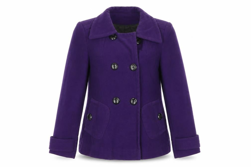 Ethel Austin Womens Purple   Jacket Coat Size 10