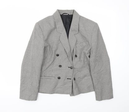St Michael Womens Grey Jacket Blazer Size 14