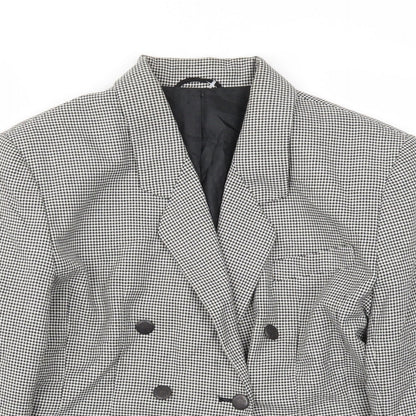 St Michael Womens Grey Jacket Blazer Size 14