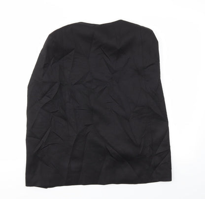 Back view of Missguided women’s black jacket blazer, size UK 10