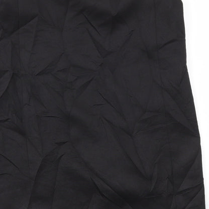 Brand and care label for Missguided women’s black jacket blazer, size UK 10